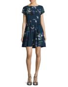 French Connection Olivie Floral Fit-&-flare Dress