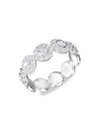 Angelic Rhodium-plated & Swarovski Crystal Ring