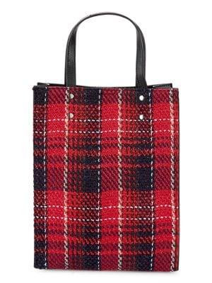 Core Life Plaid Shopper