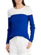 Lauren Ralph Lauren Colorblock Long-sleeve Sweater