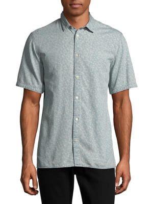 Selected Homme Printed Regular-fit Button-down Shirt