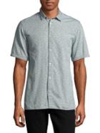 Selected Homme Printed Regular-fit Button-down Shirt
