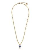 Vince Camuto Goldtone And Glass Stone Pendant Necklace