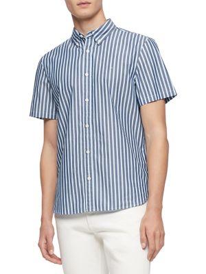 Calvin Klein Striped Short Sleeve Shirt
