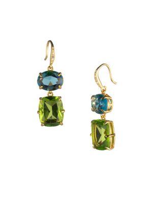 Carolee Malibu Dreams Crystal Double Drop Earring
