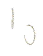 Effy 4mm 4.5mm Freshwater Potato Pearls And 14k Yellow Gold Hoop Earrings