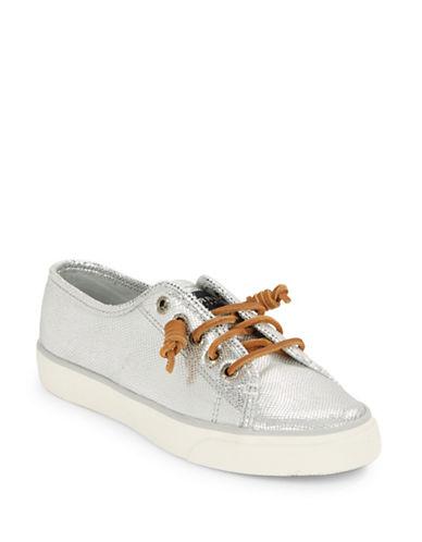 Sperry Seacoast Embossed Leather Sneakers