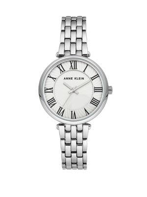 Anne Klein Silvertone Bracelet Watch