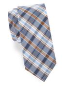 Cole Haan Plaid Cotton-blend Tie