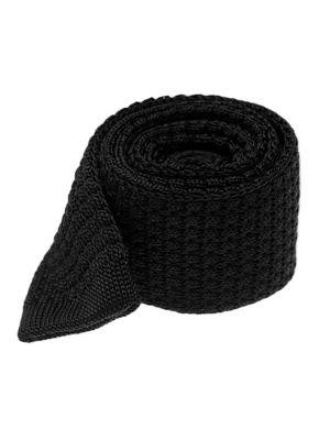 The Tie Bar Textured Knit Silk Tie