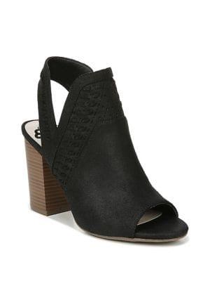 Fergalicious Textured Peep-toe Shooties