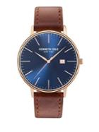 Kenneth Cole Classic Leather-strap Watch