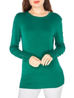 Dorothy Perkins Ribbed Button Cuff Sweater