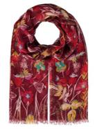 Fraas Forest Foliage Printed Wrap Scarf