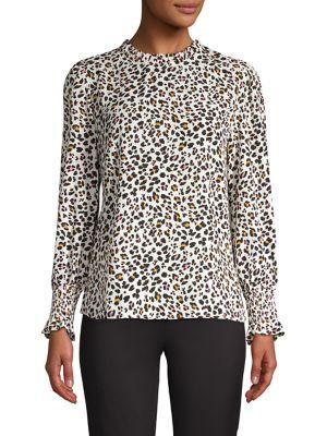 Imnyc Isaac Mizrahi Ruffled-trimmed Blouse