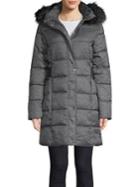 Dorothy Perkins Quilted Faux-fur Trimmed Puffer Jacket