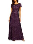Alex Evenings Embellished Rosette Gown