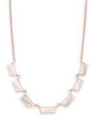 Design Lab Lord & Taylor Geometric Stone Accented Collar Necklace