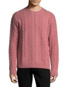 Black Brown Long Sleeve Wool Sweater