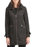 Karl Lagerfeld Paris Packable A-line Rain Jacket