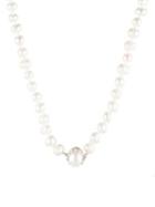 Carolee Rise & Shine 8mm Pearl & Crystal Single-row Necklace