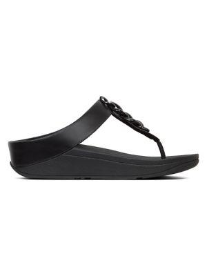 Fitflop Fino Chain Faux Leather Sandals