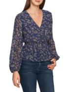 1.state Floral Long-sleeve Top