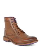 Ted Baker London Sealls 3 Leather Wingtip Brogue Boots