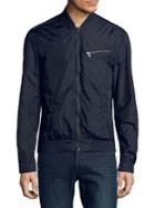 John Varvatos Star U.s.a. Mockneck Full-zip Bomber Jacket