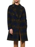 Marc New York The Portmore Plaid Wool-blend Coat