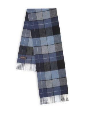 Black Brown Fringe Cashmere Scarf