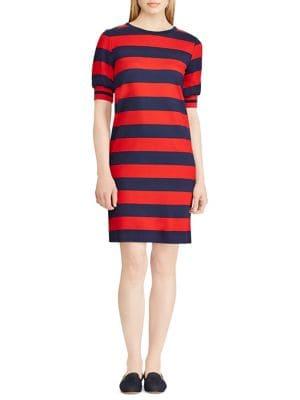 Lauren Ralph Lauren Petite Striped T-shirt Dress
