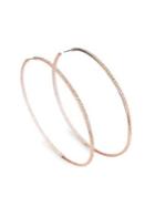 Cz By Kenneth Jay Lane Extra Large Hoop Earrings