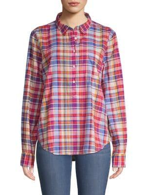 Rebecca Minkoff Zoe Plaid Shirt