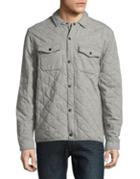Lucky Brand Quilted Snap-front Cotton Jacket