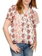 Lucky Brand Floral Short-sleeve Top