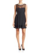 Guess Illusion Fit-and-flare Dress