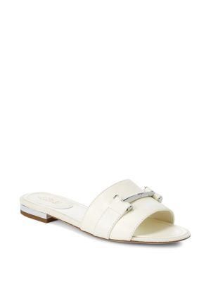Lauren Ralph Lauren Hardware-bit Leather Sandals