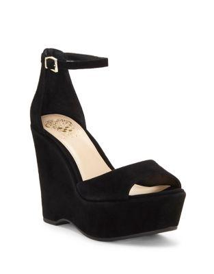 Vince Camuto Tatchen Suede Platform Sandals