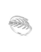 Effy Pave Classica Diamond And 14k White Gold Ring, 0.49 Tcw