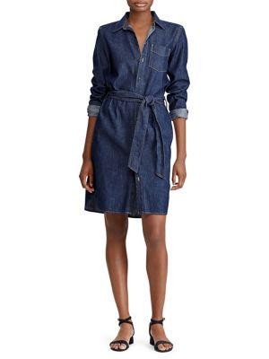 Lauren Ralph Lauren Petite Straight-fit Denim Shirtdress