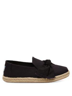 Toms Deconstructed Alpargata Canvas Knotted Flats