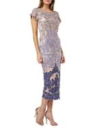 Js Collections Embroidered Lace Midi Dress