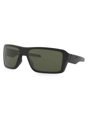 Oakley Performance Lifestyle Double-edged 66mm Rectangular Sunglasses