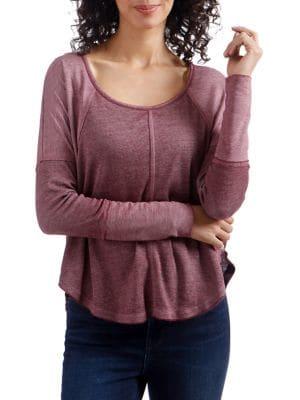 Lucky Brand Asymmetric Thermal Top