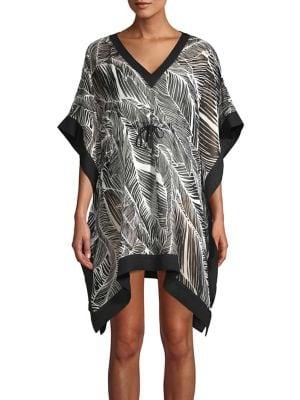 Calvin Klein V-neck Printed Coverup