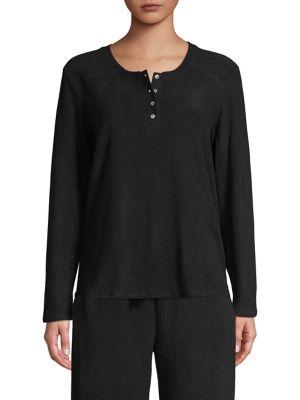 Nuit Rouge Button-front Top