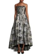 Xscape Floral Brocade Ball Gown