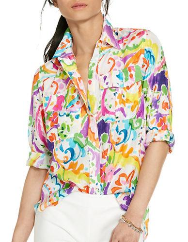 Lauren Ralph Lauren Paisley Cotton-silk Shirt