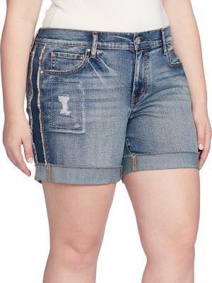 Jessica Simpson Plus Mika Best Friend Denim Shorts